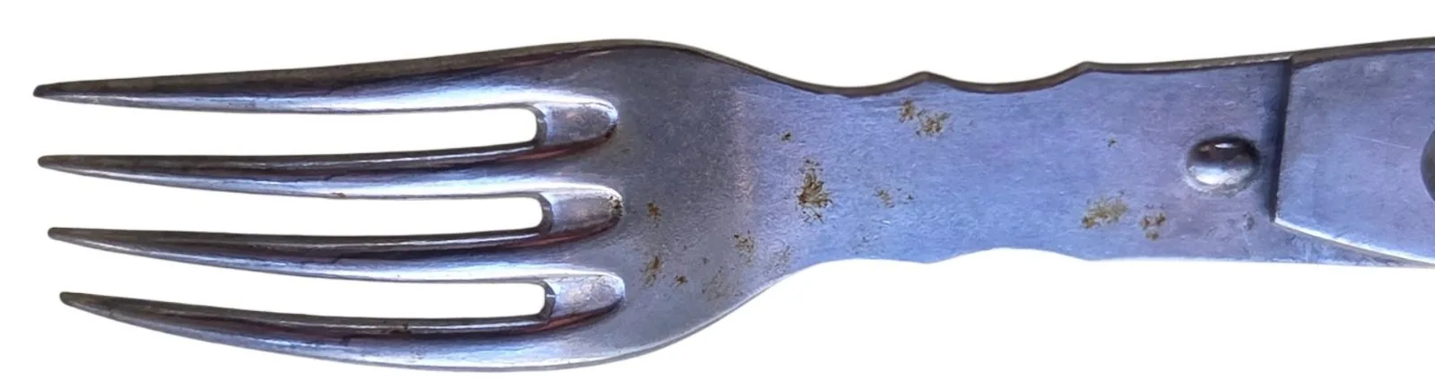 a german spoon/fork combination "göffel "marked with" W.S.U.C.L" — Uitrusting & Accessoires — WO2 (foto 9 van 10)