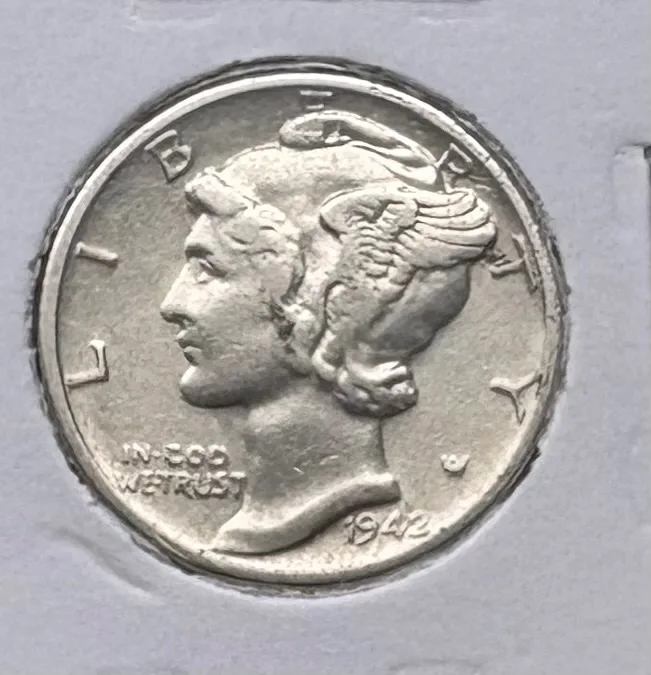 Zilveren USA Dime 1942 — WO2