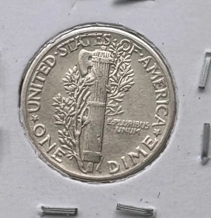 Zilveren USA Dime 1942 — Overige — WO2 (foto 2 van 2)