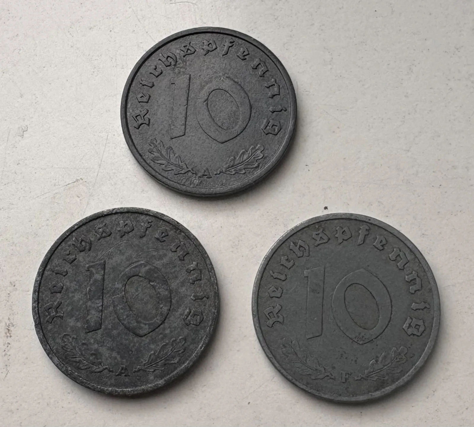 Duitse munten 1940-41-42 — Overige — WO2 (foto 2 van 2)
