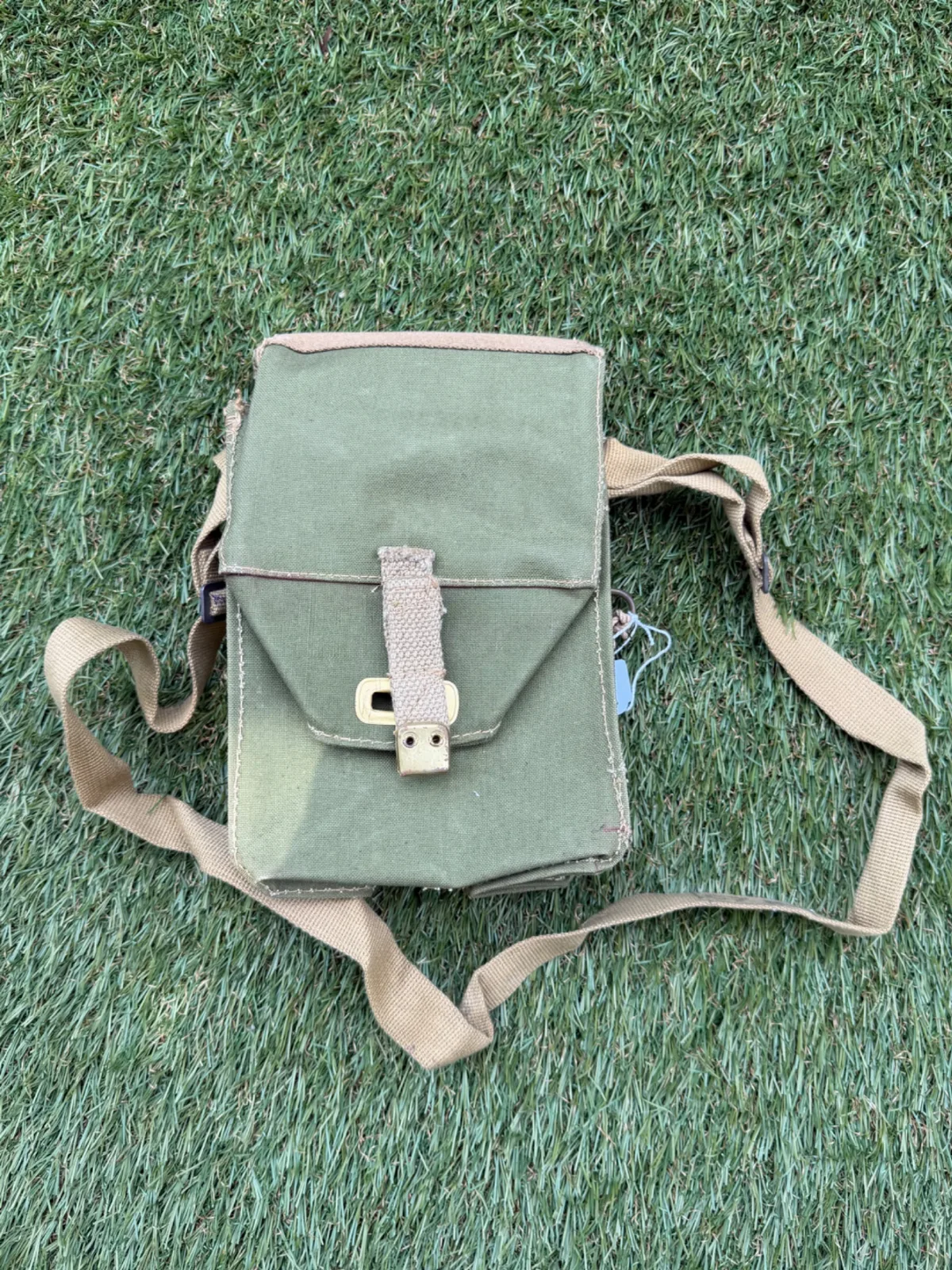 Engelse Wo2 gasmasker tas model lightweight (airborne) — WO2