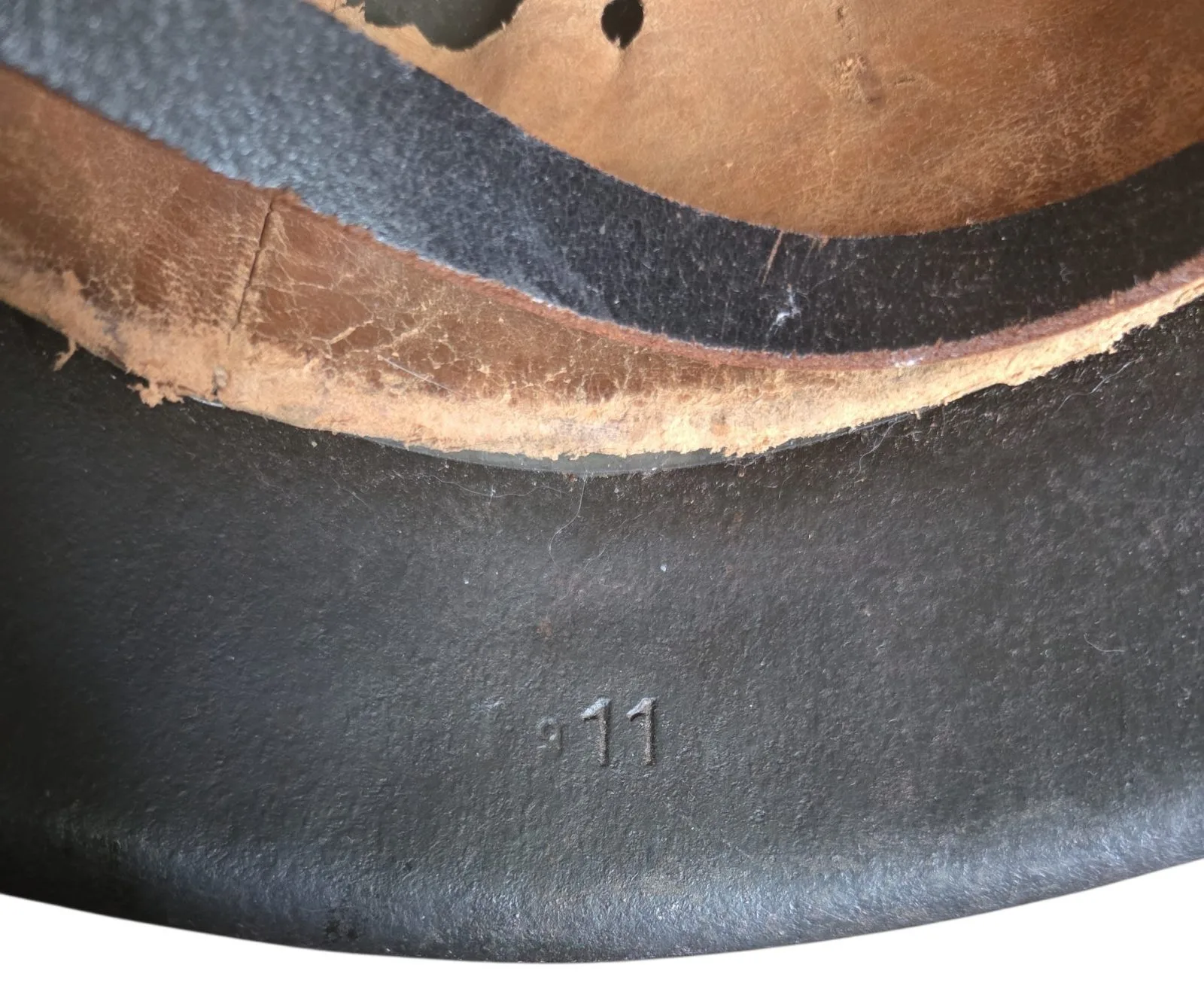 a wehrmacht m42 no decal helmet — Helmen & Hoofddeksels — WO2 (foto 8 van 9)